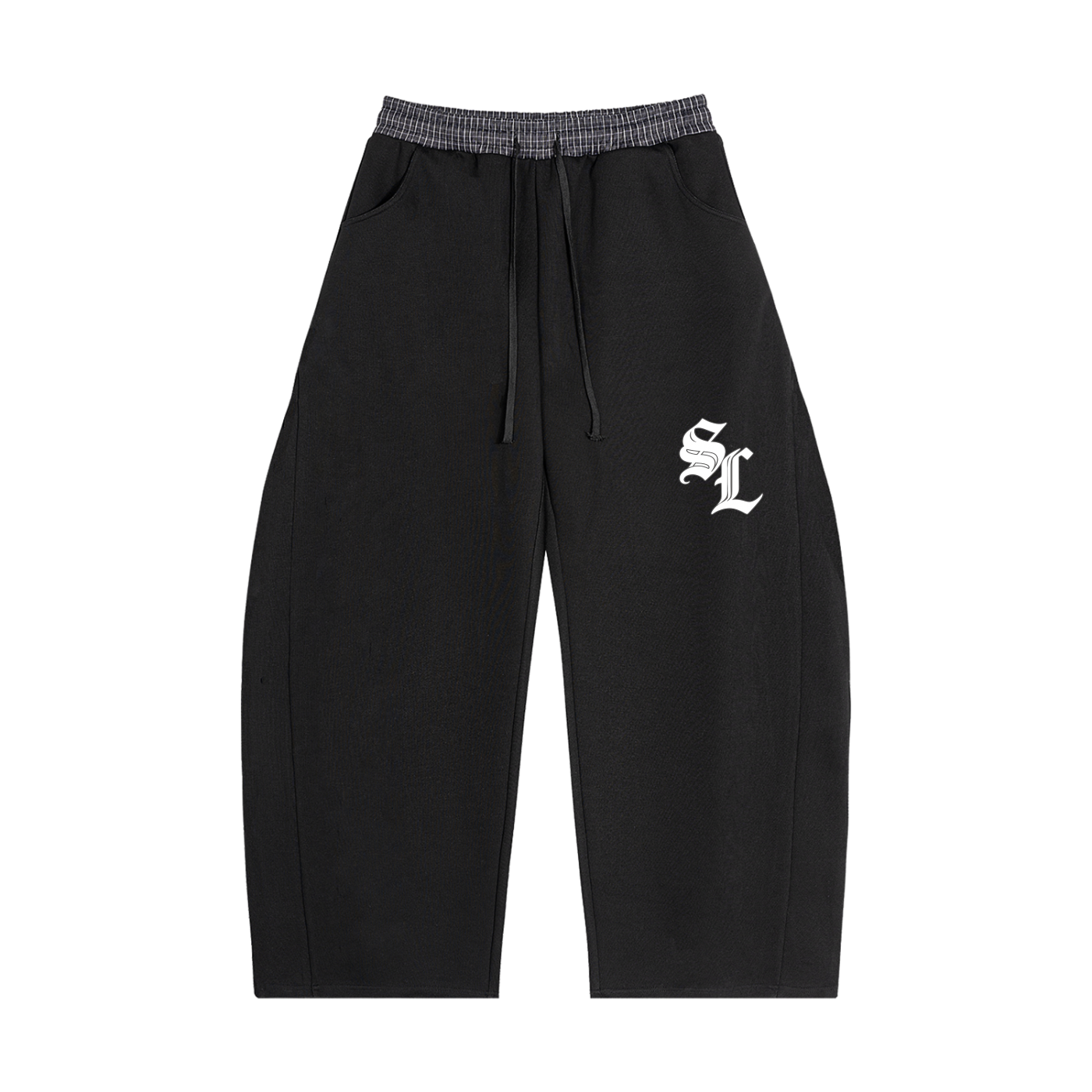 SL Plaid Barrel Sweatpants