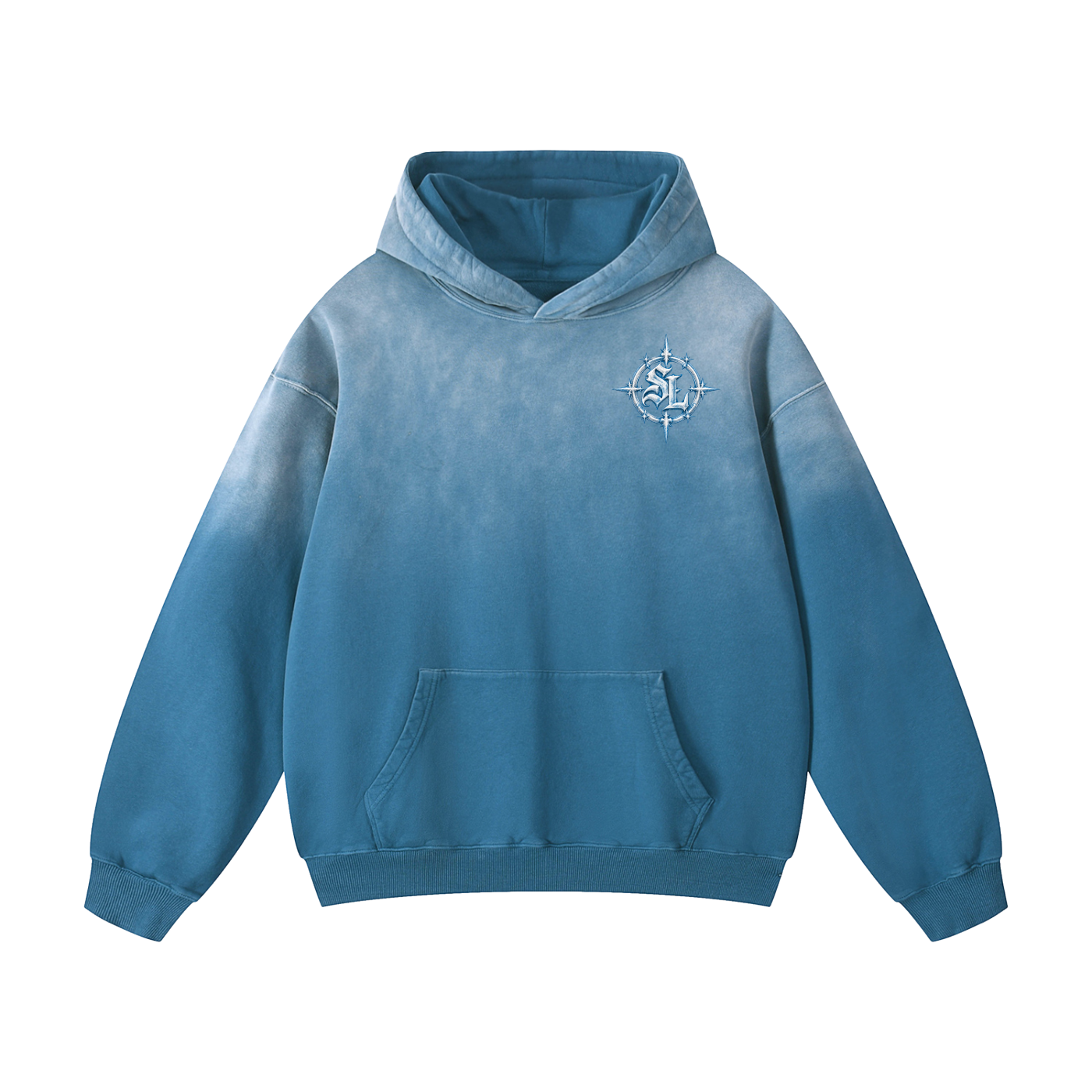 Jeans Blue Sunfade SL Hoodie