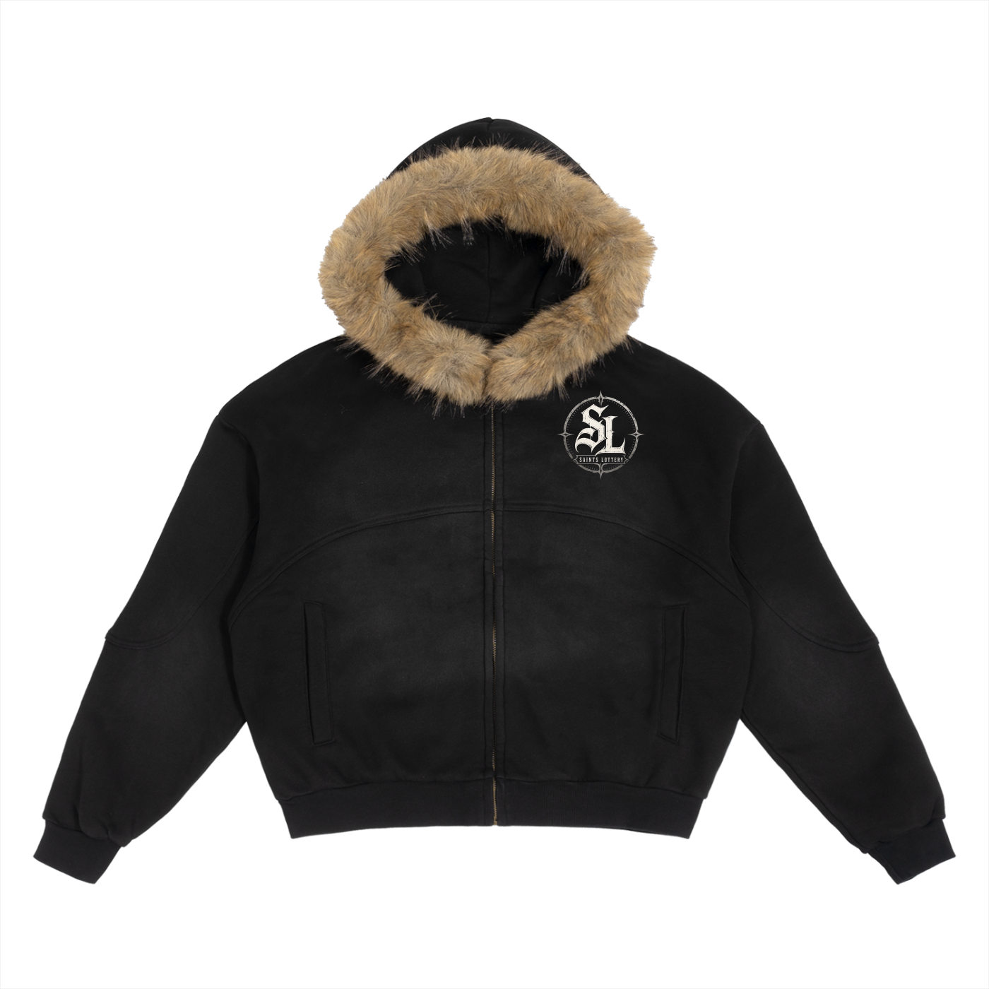 Saints Lottery Fur Jacket