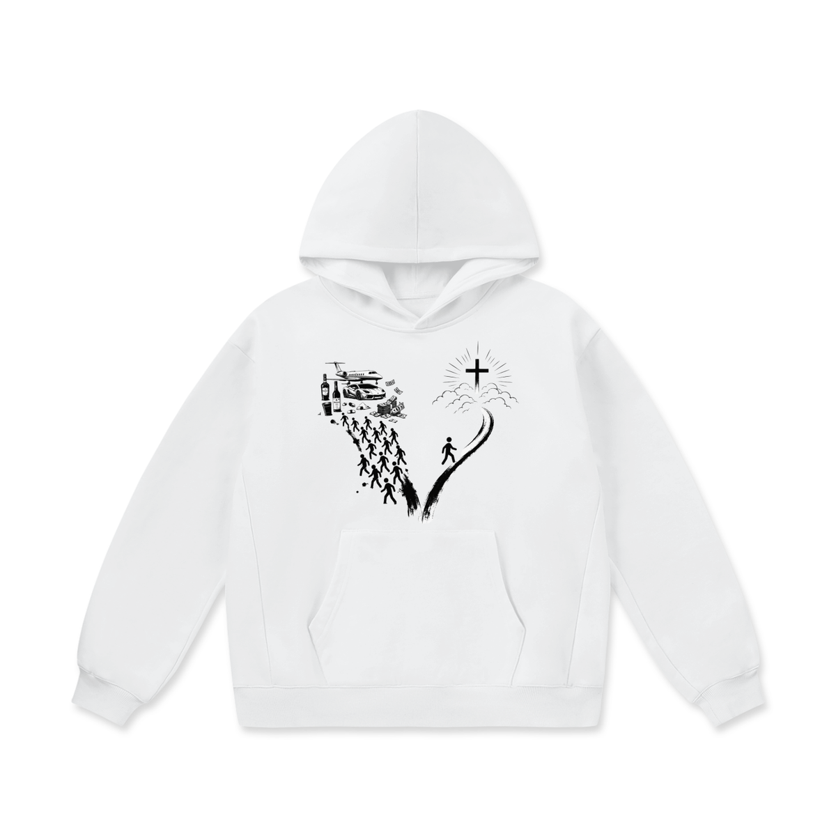 Jesus Over Partying Hoodie