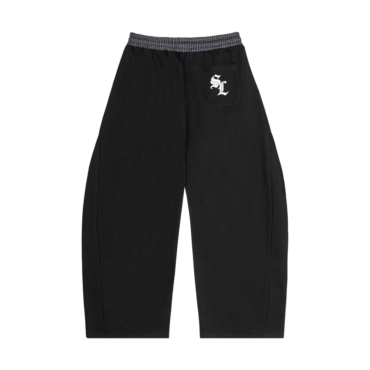 SL Plaid Barrel Sweatpants